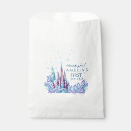 Frozen 1st Birthday Cartoon Castle First Birthday  Geschenktütchen