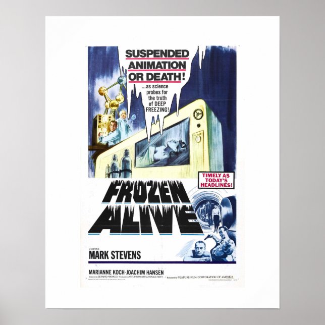 Frozen Alive Poster (Vorne)