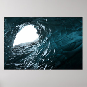 Frozen Beauty - Island Glacier Fotografie Poster