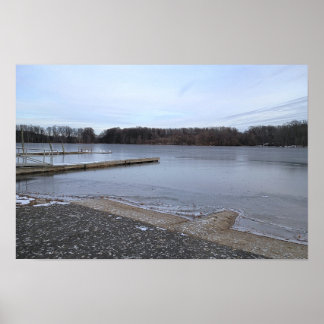 Frozen Creek Photo Poster