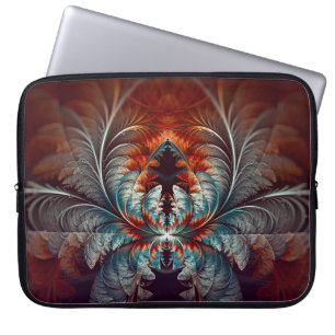 Frozen Dream Abstraktes Fraktal Kunst Laptopschutzhülle