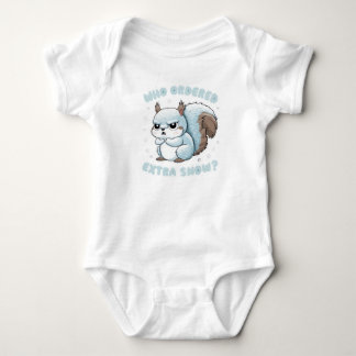 Frozen Eichhörnchen - Wer bestellt extra Schnee? Baby Strampler