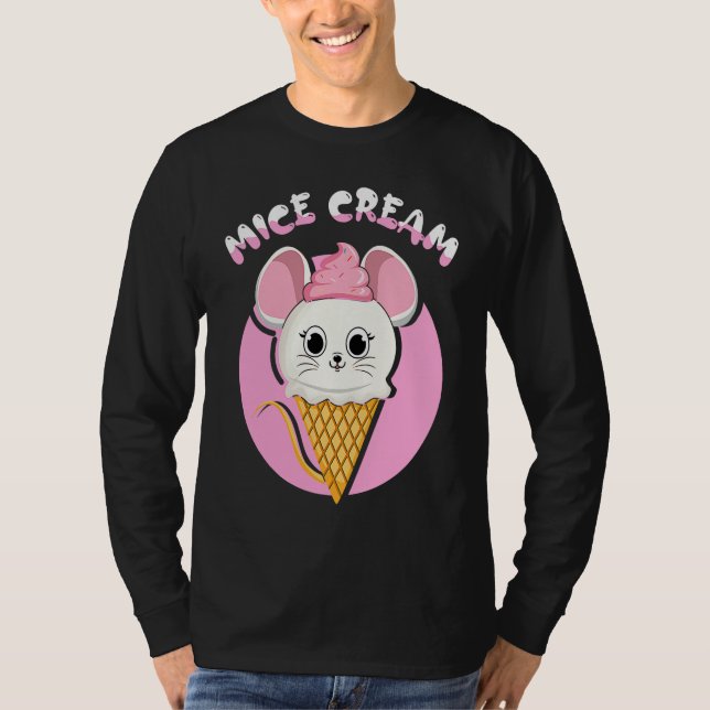 Frozen Food Mouse  Foodie Mice Cream T-Shirt (Vorderseite)