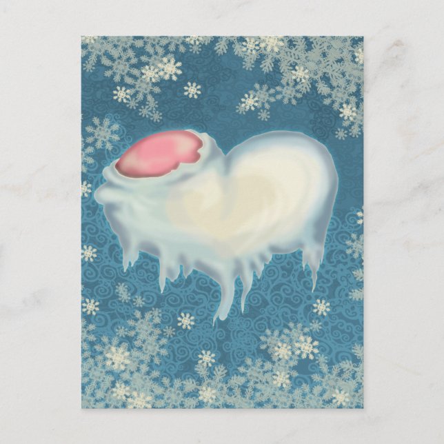 Frozen Heart Postkarte (Vorderseite)
