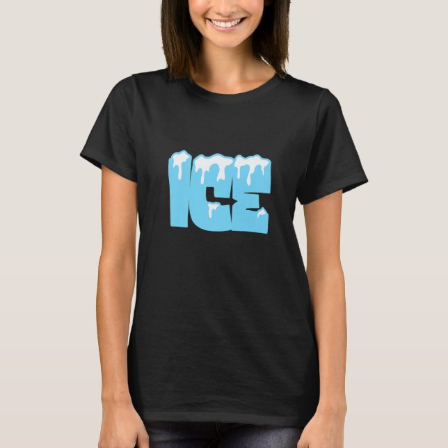 Frozen Ice Bag  Halloween Costume For Men and Wome T-Shirt (Vorderseite)