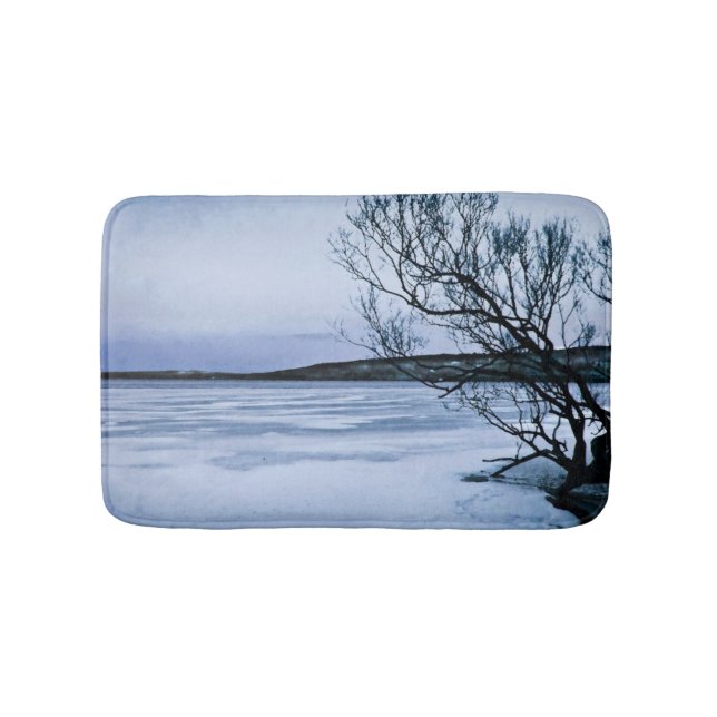 Frozen Lake Bath Matts Badematte (Vorderseite)