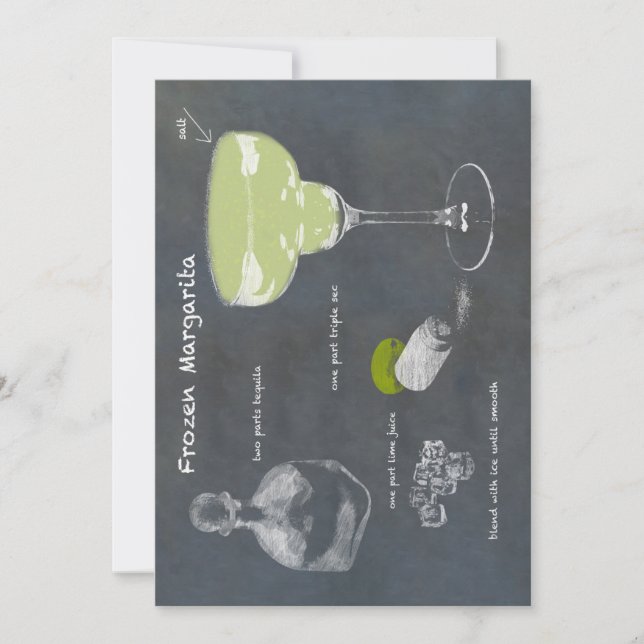 Frozen Margarita Einladung (Vorderseite)