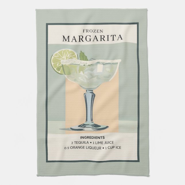 Frozen Margarita Geschirrtuch (Vertikal)