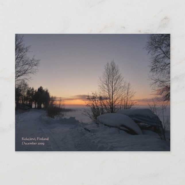 Frozen Postkarte (Vorderseite)