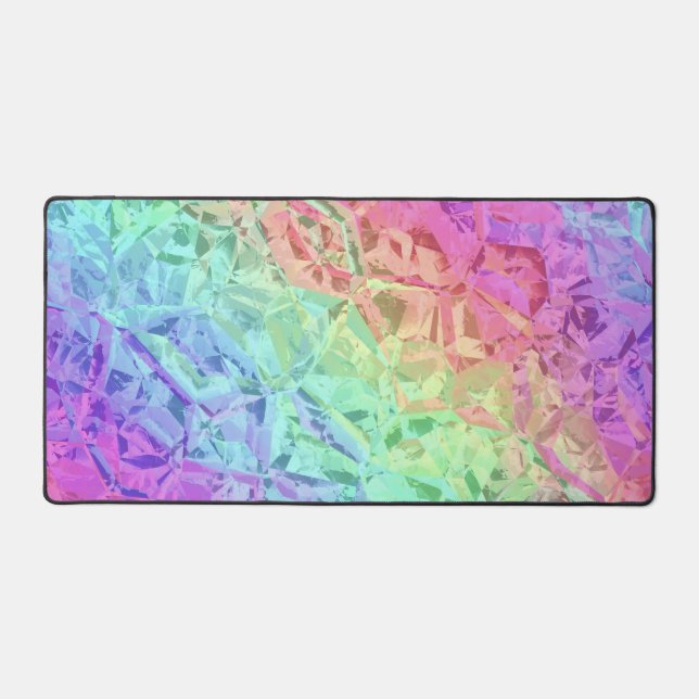 frozen rainbow crystal : schreibtischunterlage (Vorderseite)