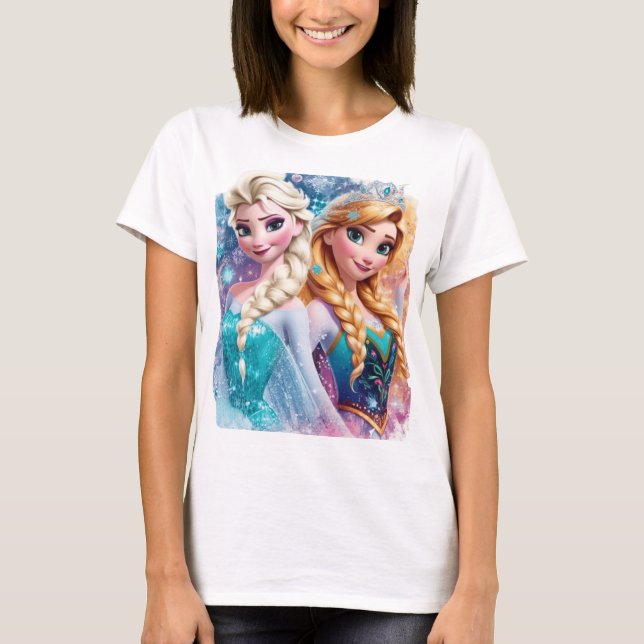 Frozen Sisters Forever T-Shirt (Vorderseite)