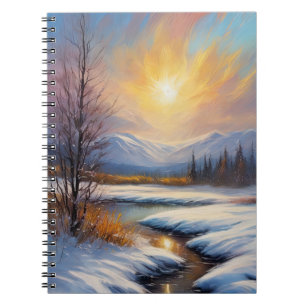 Frozen Sonnenaufgang Notizblock