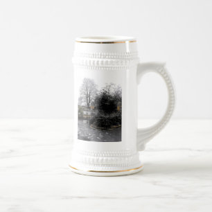 Frozen Teich Bierglas