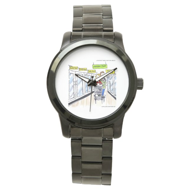 Frozen Walrus Funny Watch von Rick London Armbanduhr (Vorderseite)