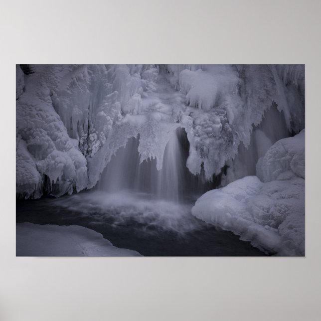 Frozen water fall poster (Vorne)