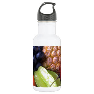 Frucht-Ananas-Gelb-süße Edelstahlflasche