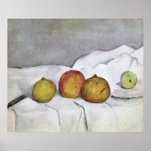 Frucht auf einem Stoff, c.1890 Poster