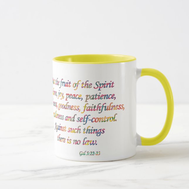 Frucht der Geist-Tasse Tasse (Rechts)