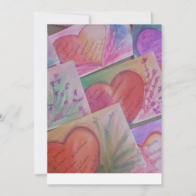 Frucht der Geisteinladung Einladung (Vorderseite)