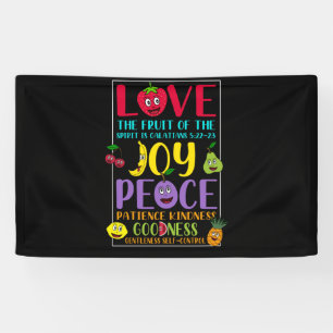 Frucht der Geistgalatianer 5 22 Inspiration C Banner