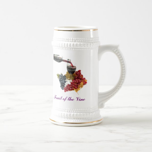 Frucht der Rebestein-Tasse Bierglas (Rechts)