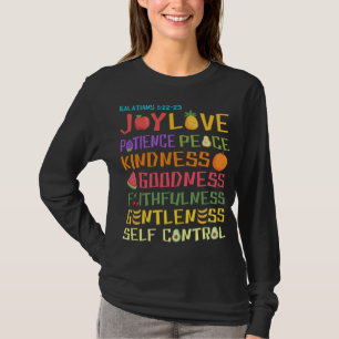 Frucht des Christlichen Bibelverses T-Shirt