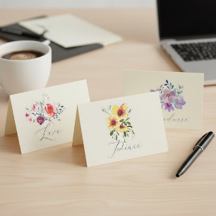 Frucht des Geistes Blumen-Set Aufkleber