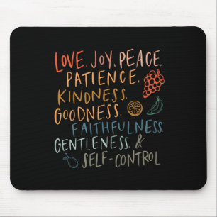 Frucht des Geistes Frucht Bunte Sommerferien Mousepad