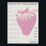 Frucht des Geistes / Pop Art / Erdbeere / Rosa Poster<br><div class="desc">Frucht des Geistes / Pop Art / Erdbeere / rosa Poster</div>