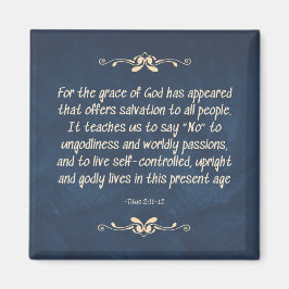 Frucht des Geistes - Selbst-Kontrolle Magnet