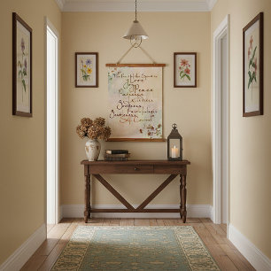 Frucht des Geistes  Wandteppich Mit Holzrahmen