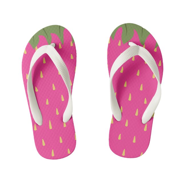 Frucht Erdbeere Kinderbadesandalen (Fußbett)