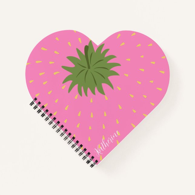 Frucht Erdbeere Notizbuch (Vorderseite)