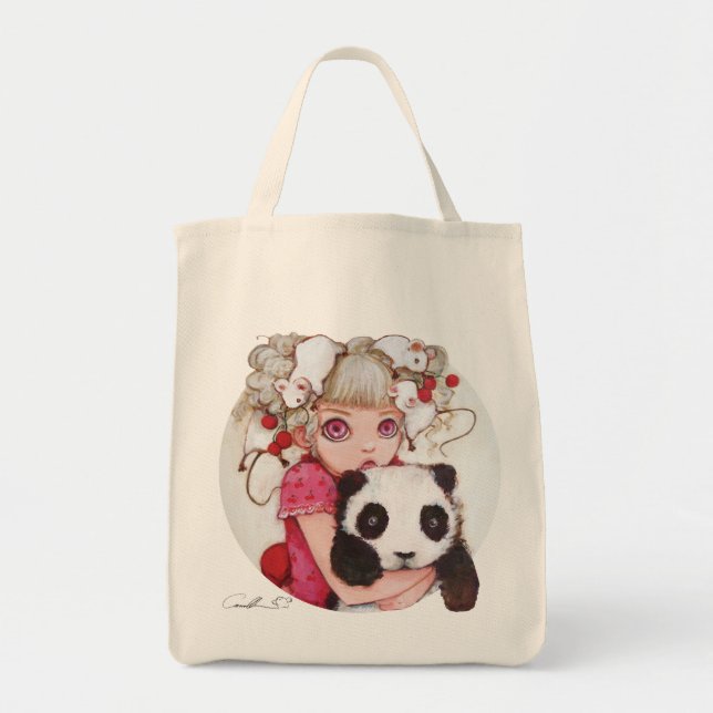 Frucht-Fäserchen-Lebensmittelgeschäft-Tasche Tragetasche (Vorne)