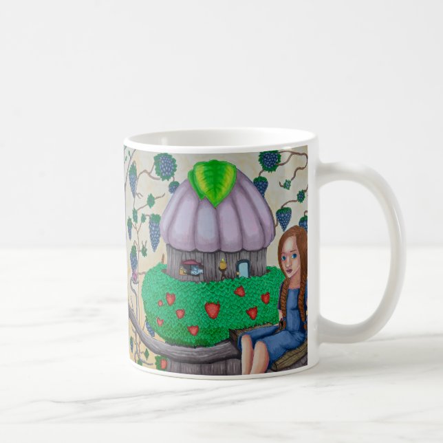 Frucht-Fee-Haus-Tasse Kaffeetasse (Rechts)