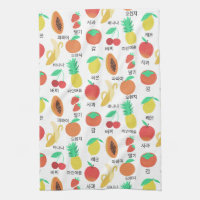 Frucht Flash Cards Koreanischer Fruchtigkeitsspass