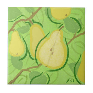 Frucht-Fliese: Birne Fliese