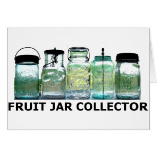 Frucht-Glas-Kollektor-Vintager Maurer-einmachende