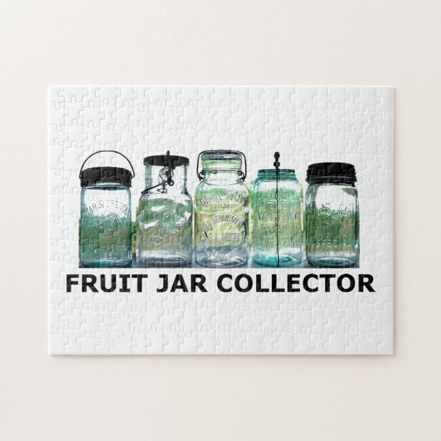 Frucht-Glas-Kollektor-Vintager Maurer-einmachende (Horizontal)