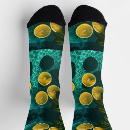 Frucht im Wasser 3D-Styling Socken