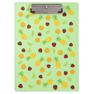 Frucht Mix Orange Strawberry Limon Strawberry Klemmbrett