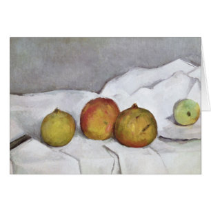 Frucht Pauls Cezanne auf einem Stoff, c.1890