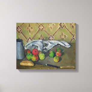 Frucht, Serviette und Milchkrug, c.1879-82 Leinwanddruck