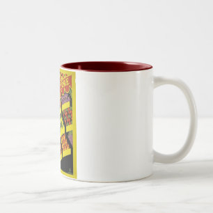 Frucht-Speicher WPA-Plakat - Zweifarbige Tasse