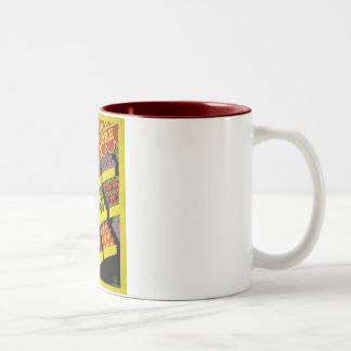 Frucht-Speicher WPA-Plakat - Zweifarbige Tasse