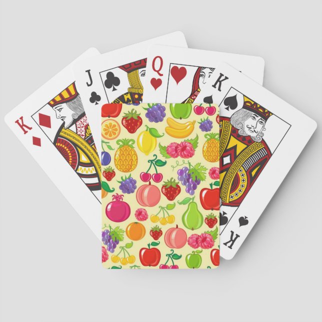 Frucht Spielkarten (Rückseite)
