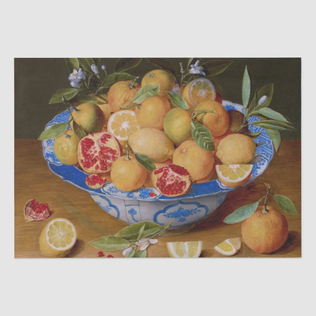 Frucht Still Life von Jacob van Hulsdonck Decoupag Seidenpapier (Vorderseite)