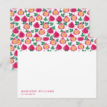 Frucht Stilvolle moderne moderne Note Card