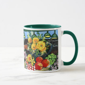 Frucht u. Blumen Tasse