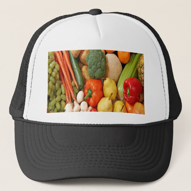 FRUCHT U. GEMÜSE TRUCKERKAPPE (Vorderseite)